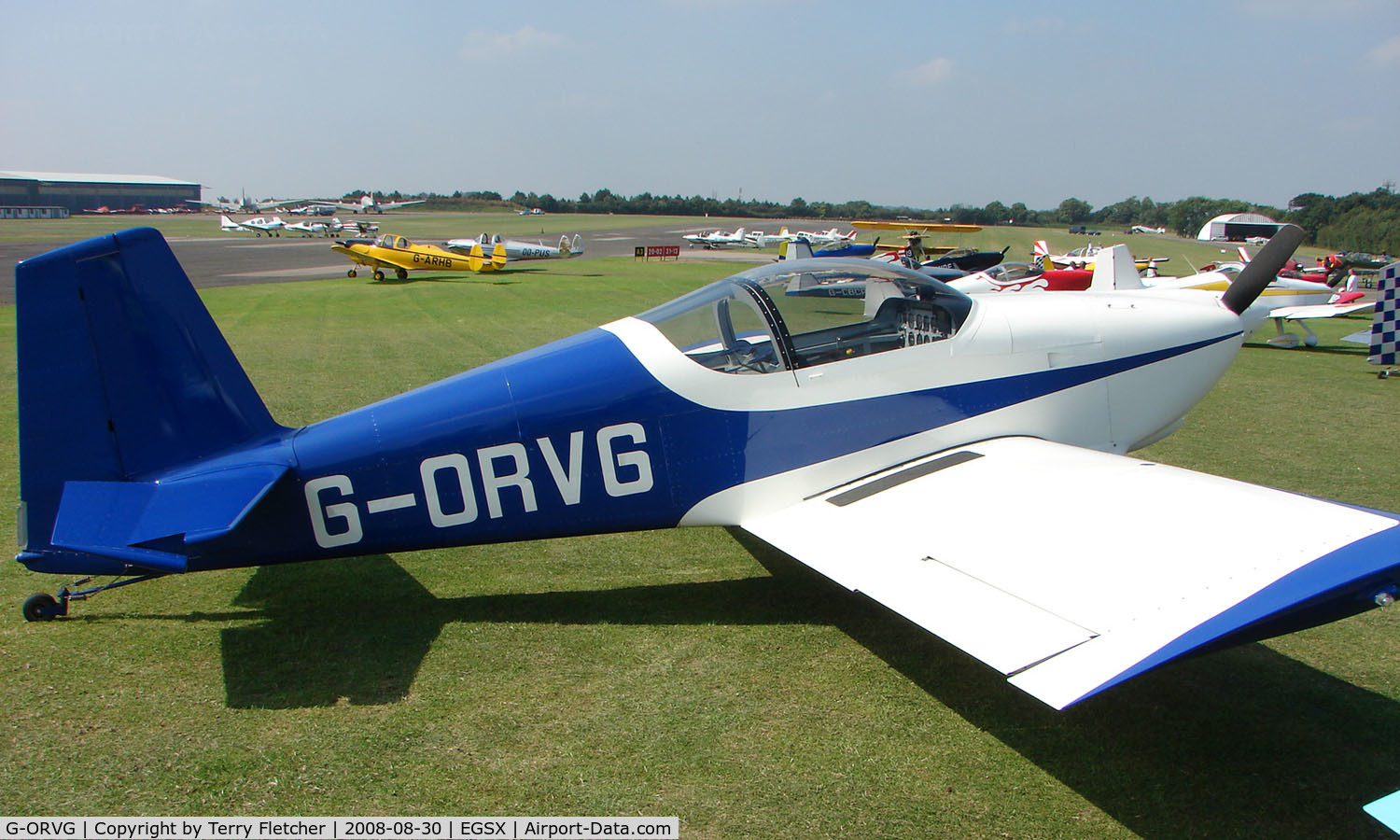 G-ORVG, 2001 Vans RV-6 C/N PFA 181A-13509, Participant in the 2008 RV Fly-in at North Weald Uk