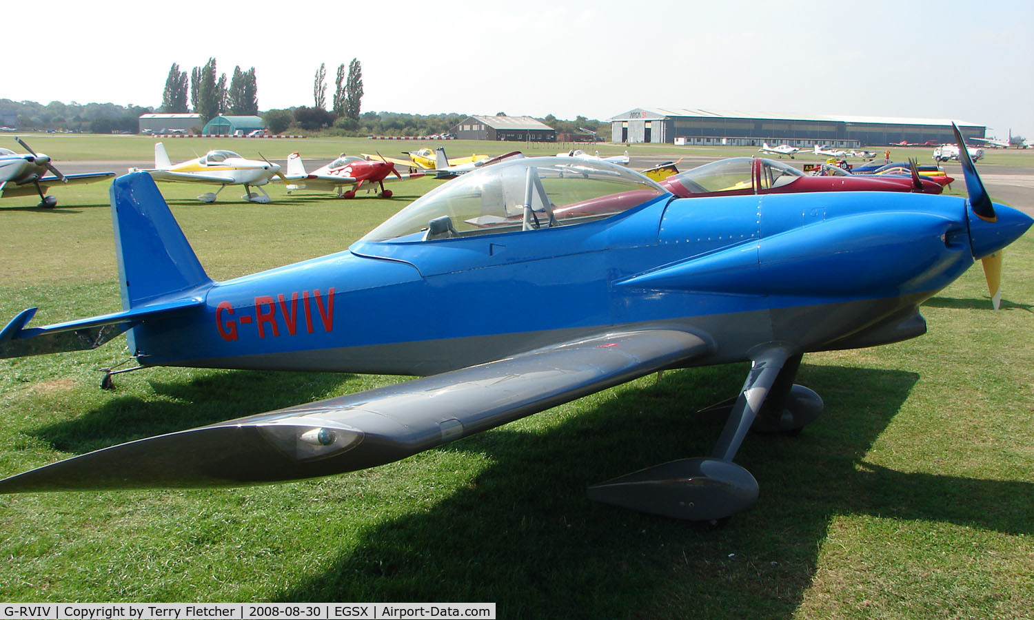 G-RVIV, 1999 Vans RV-4 C/N PFA 181-12366, Participant in the 2008 RV Fly-in at North Weald Uk