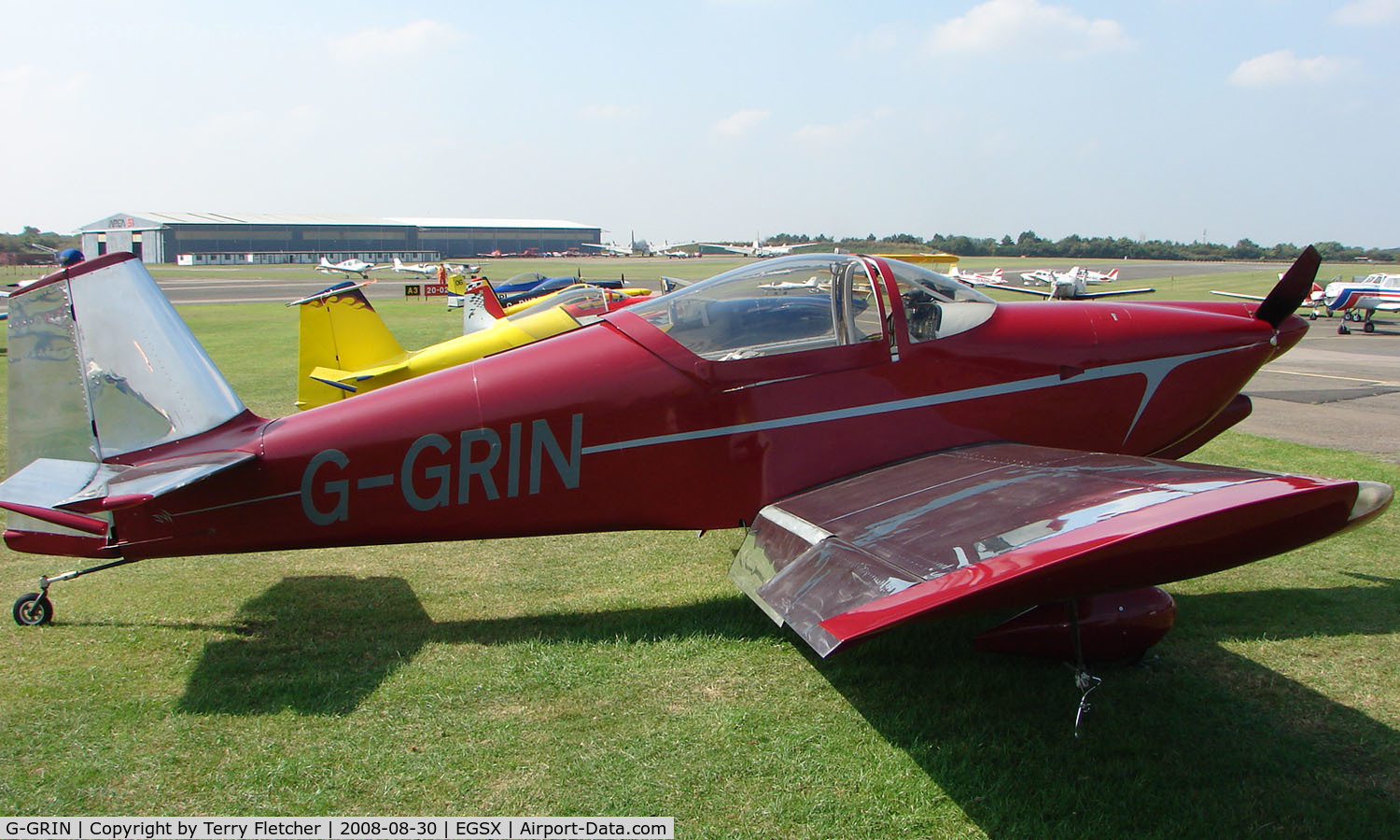 G-GRIN, 1999 Vans RV-6 C/N PFA 181-12409, Participant in the 2008 RV Fly-in at North Weald Uk