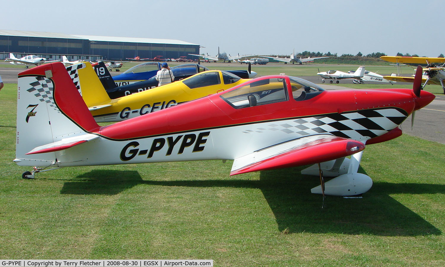 G-PYPE, 2007 Vans RV-7 C/N PFA 323-14398, Participant in the 2008 RV Fly-in at North Weald Uk
