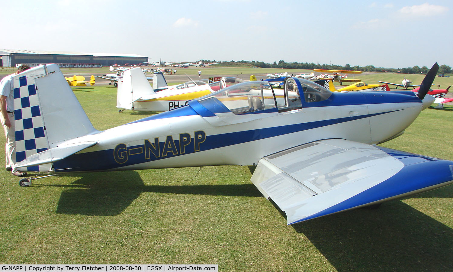 G-NAPP, 2003 Vans RV-7 C/N PFA 323-14115, Participant in the 2008 RV Fly-in at North Weald Uk