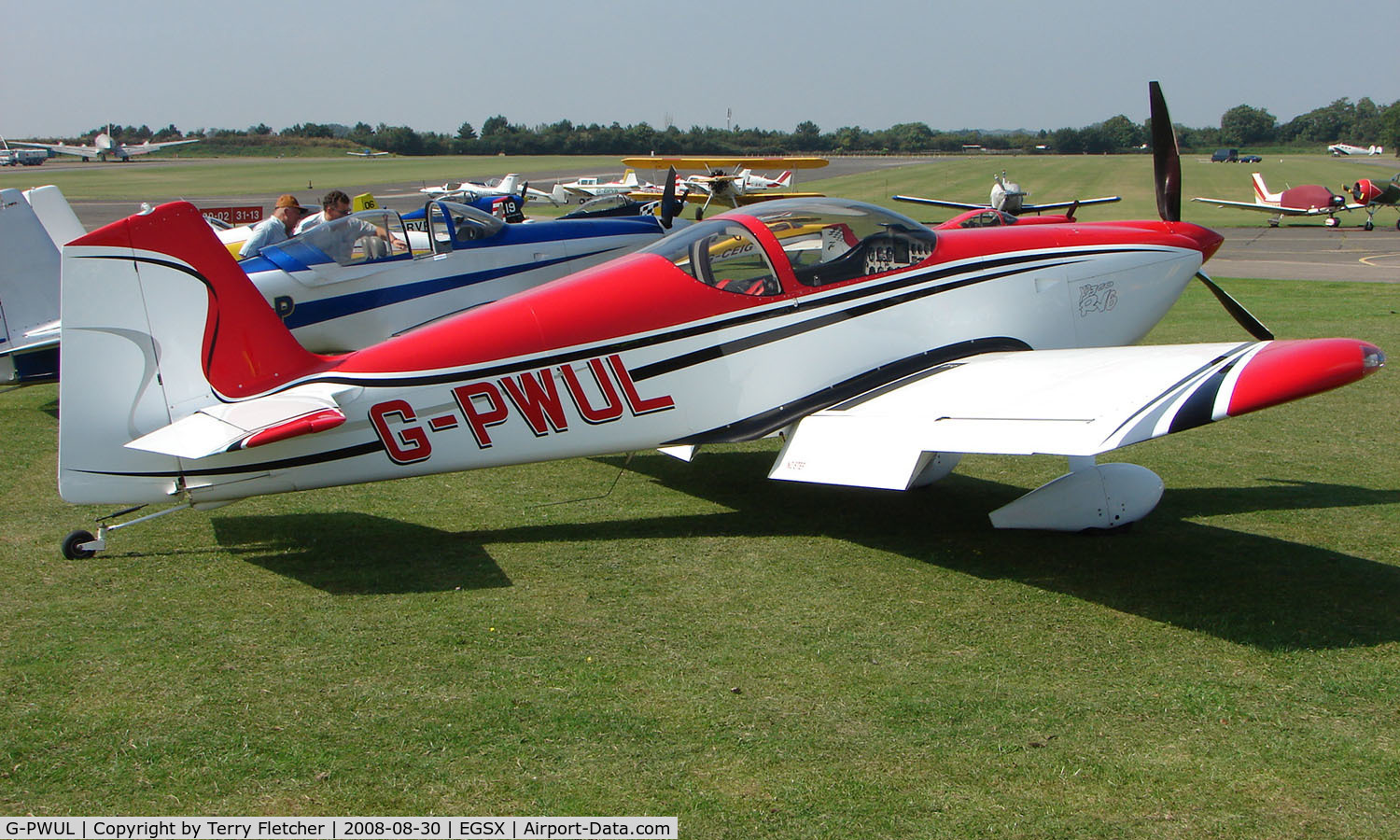 G-PWUL, 2006 Vans RV-6 C/N PFA 181-12773, Participant in the 2008 RV Fly-in at North Weald Uk