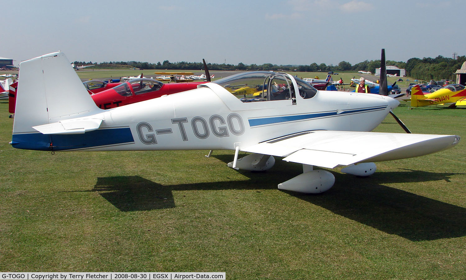 G-TOGO, 2003 Vans RV-6A C/N PFA 181A-13447, Participant in the 2008 RV Fly-in at North Weald Uk