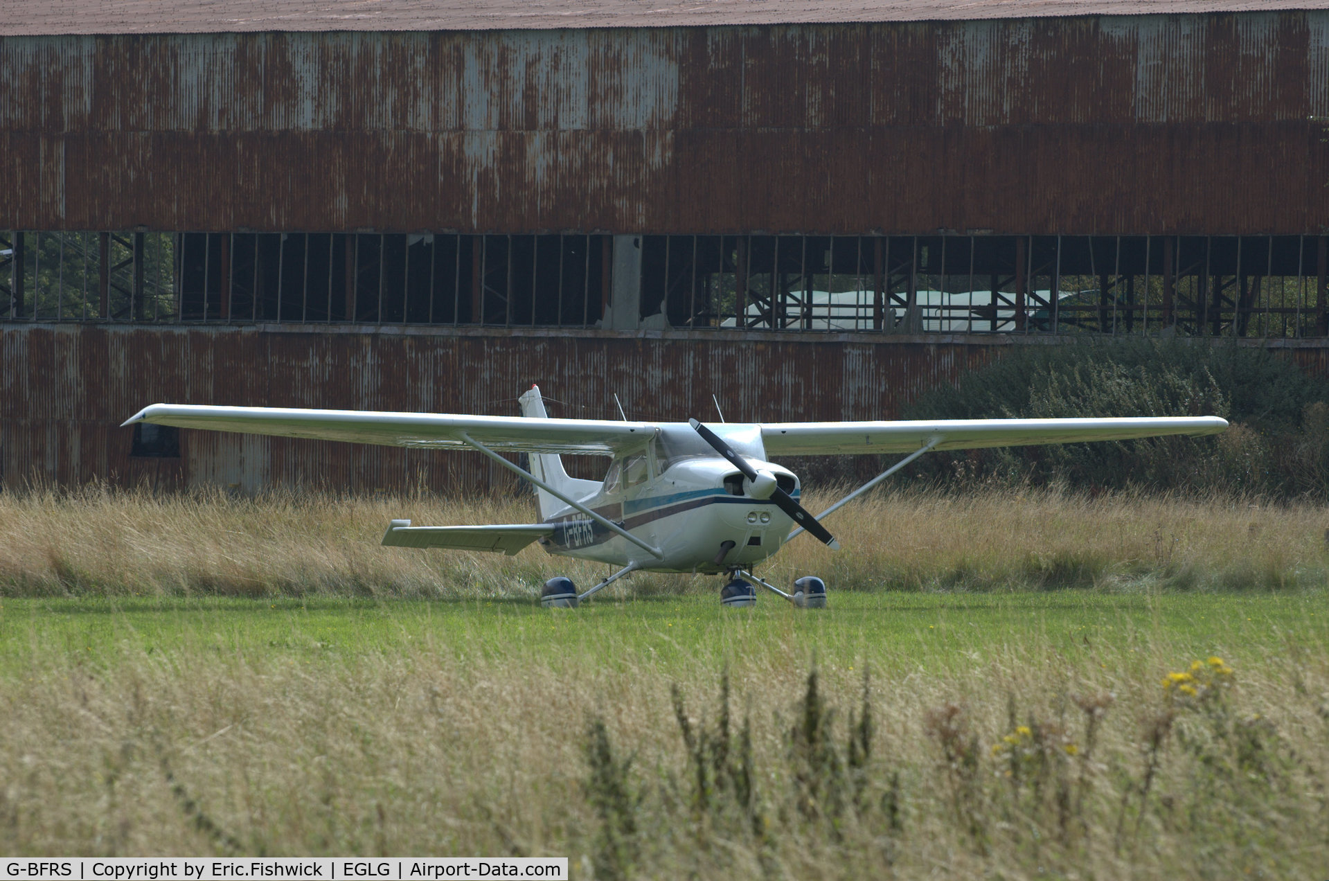 G-BFRS, 1977 Reims F172N Skyhawk C/N 1555, 3. G-BFRS Cessna Skyhawk at Panshanger Airfield