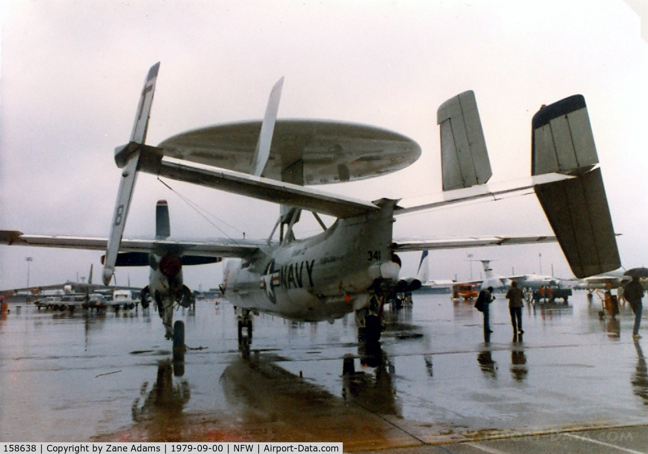 158638, Grumman E-2C Hawkeye C/N A001, The First Production E-2C Hawkeye at Carswell AFB Airshow