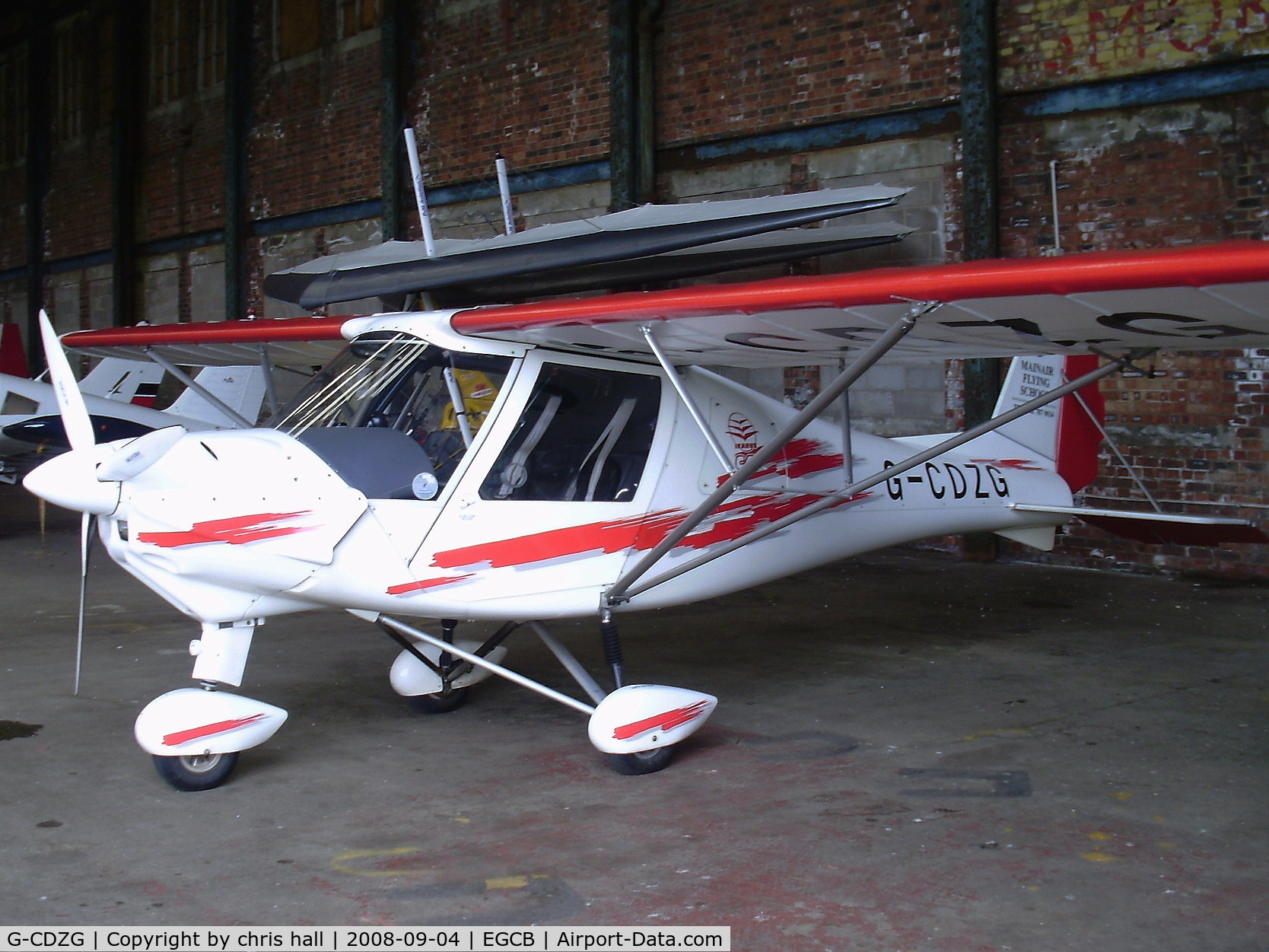 G-CDZG, 2006 Comco Ikarus C42 FB80 C/N 0604-6808, MAINAIR MICROLIGHT SCHOOL LTD