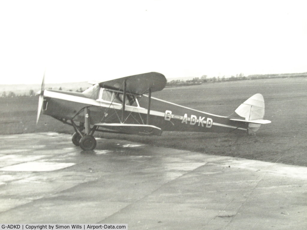 G-ADKD, De Havilland DH.87B Hornet Moth C/N 8016, D.H. Hornet Moth