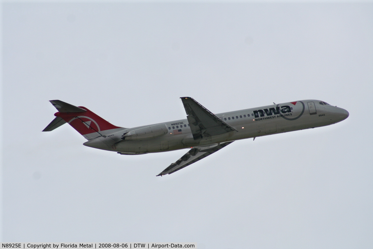 N8925E, 1967 Douglas DC-9-31 C/N 45840, Northwest DC-9-31