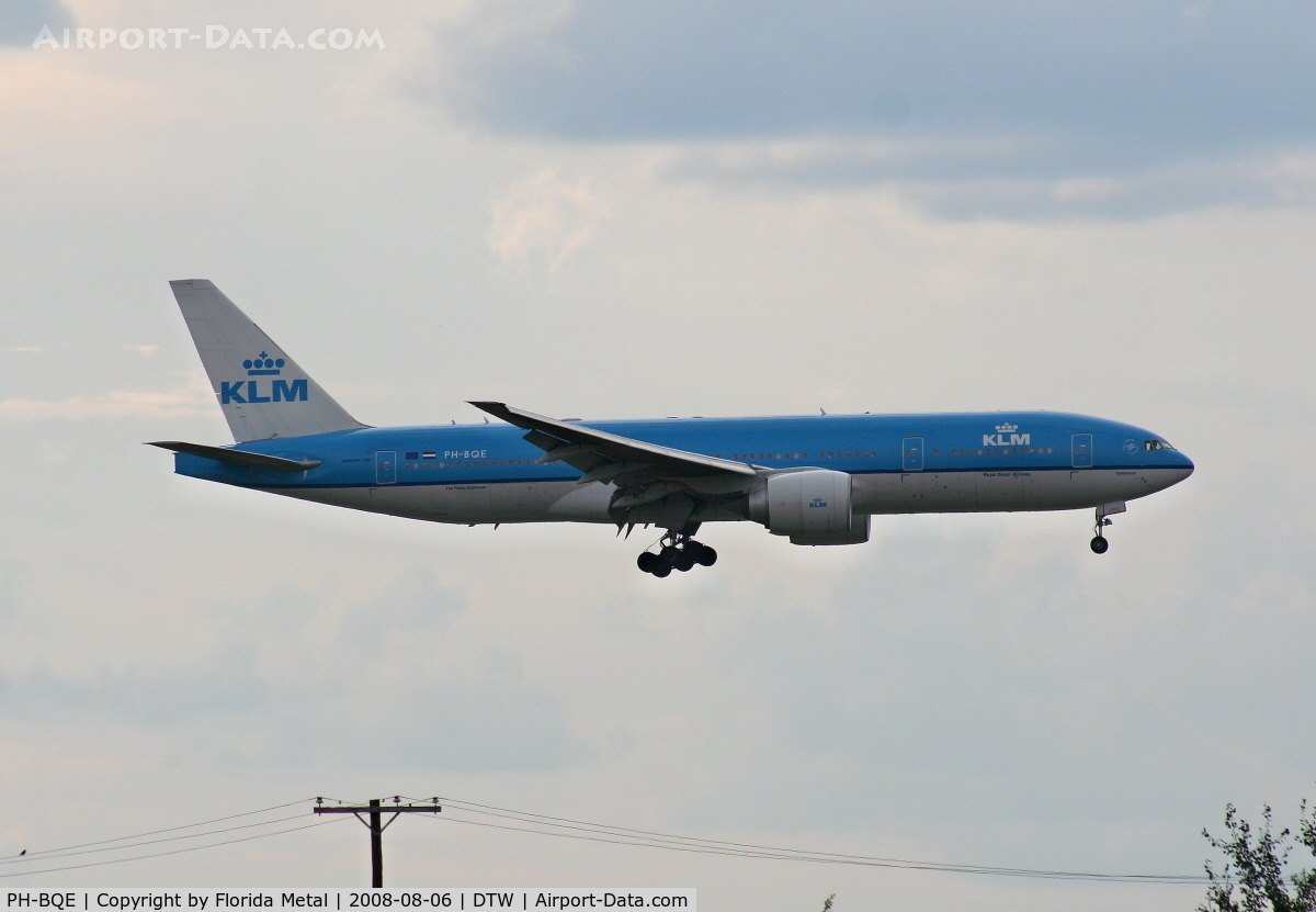 PH-BQE, 2004 Boeing 777-206/ER C/N 28691, KLM 777-200