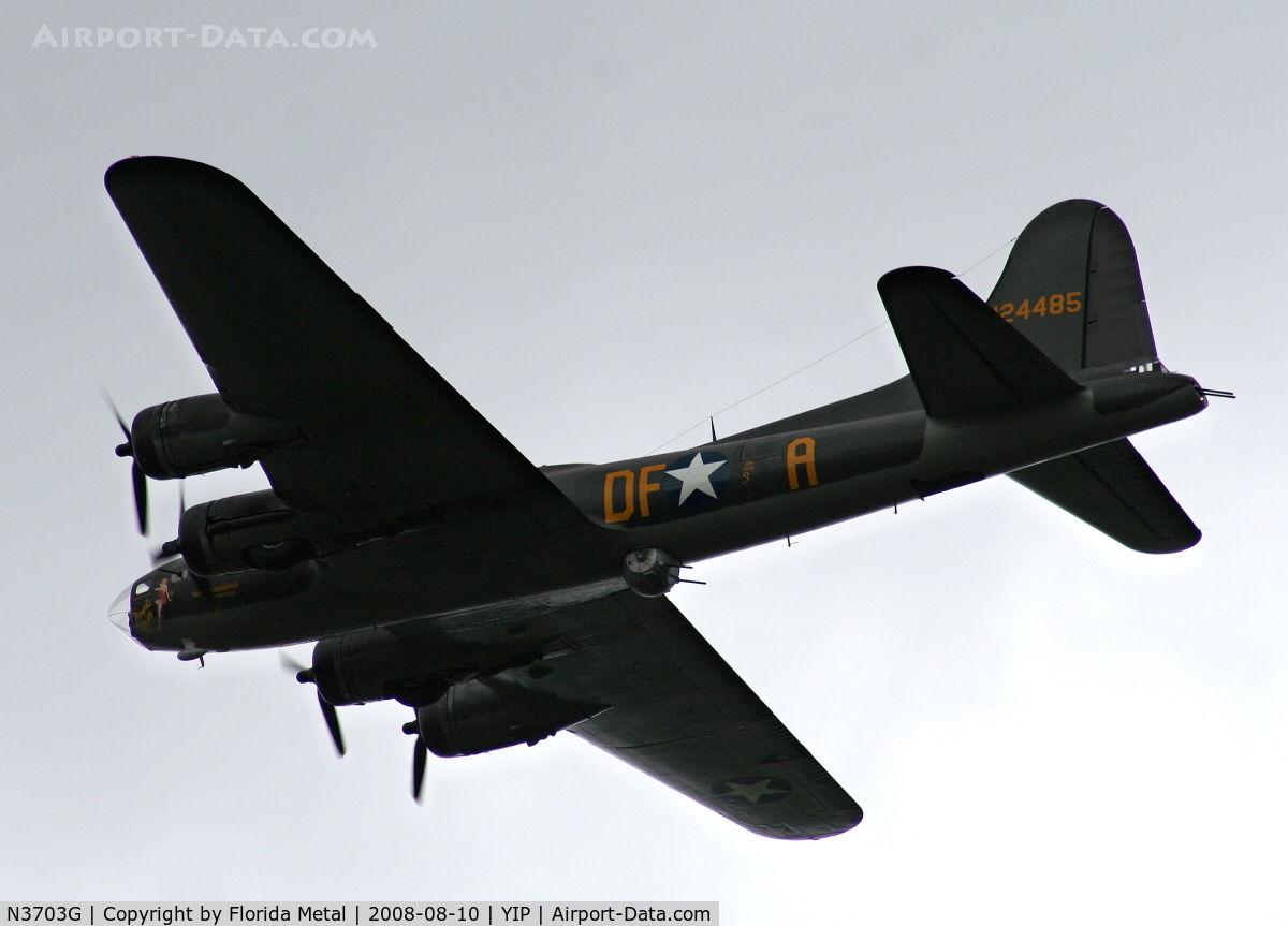 N3703G, 1945 Boeing B-17G Flying Fortress C/N 44-83546-A, B-17 Memphis Belle