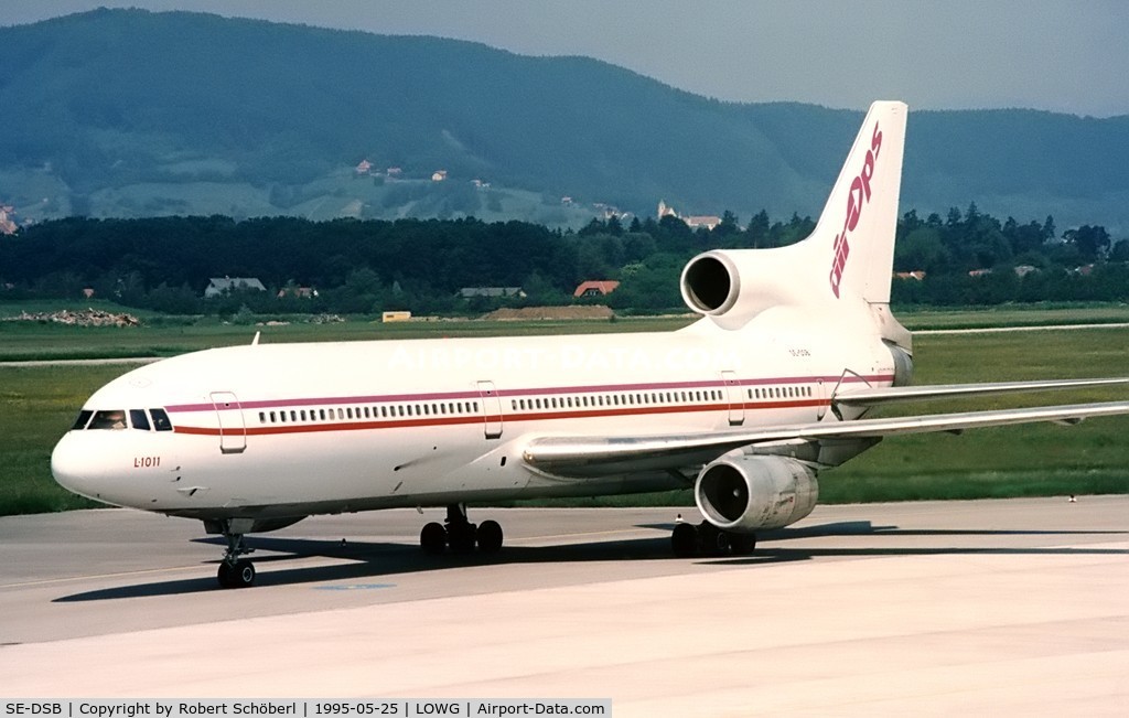 SE-DSB, 1974 Lockheed L-1011-385-1 TriStar 1 C/N 193B-1059, Charter to Paris