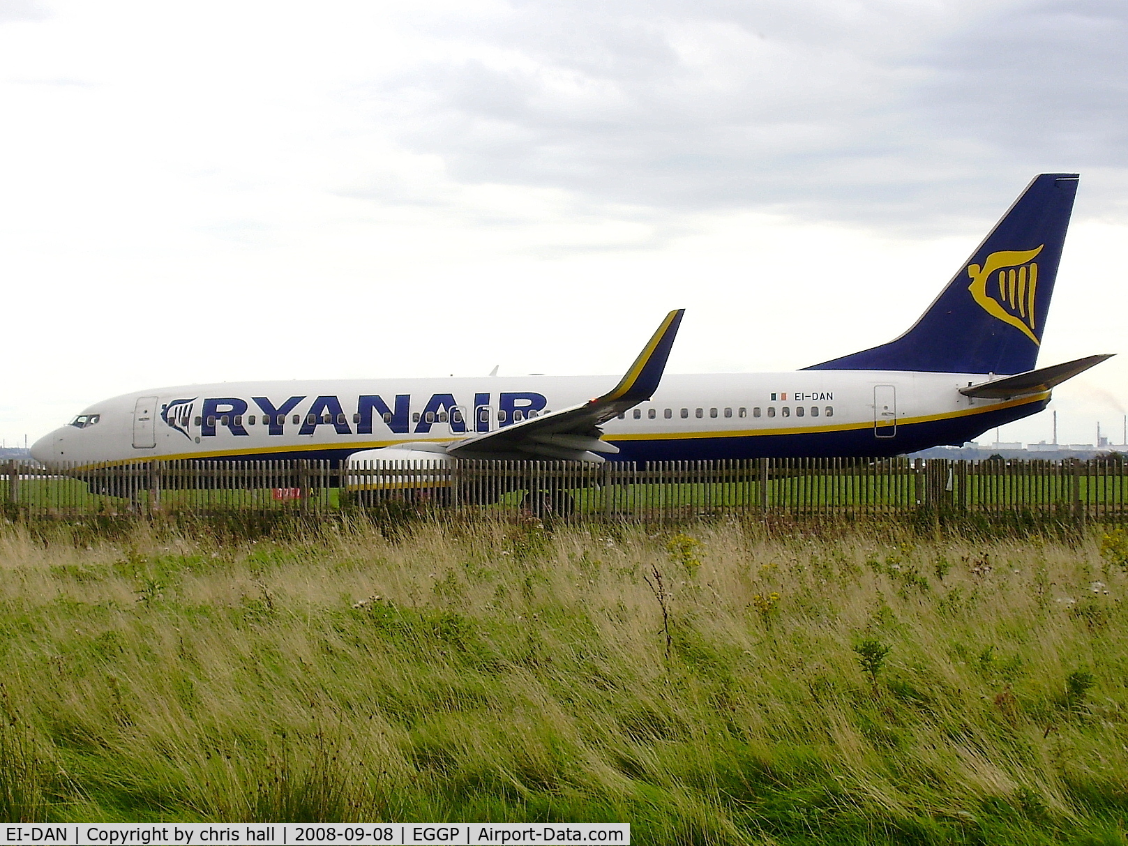 EI-DAN, 2003 Boeing 737-8AS C/N 33549, Ryanair