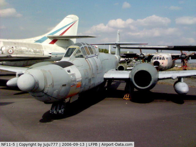 NF11-5, Gloster Meteor NF.11 C/N Not found NF11-5, on restoration at Dugny