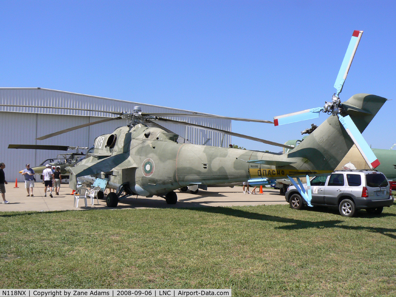 N118NX, Mil MI-24D C/N 150153, MI-24 Hind of the Cold War Aviation Museum At the DFW CAF open house 2008 - Warbirds on Parade!
