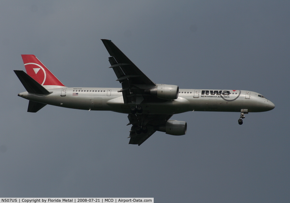 N507US, 1985 Boeing 757-251 C/N 23196, Northwest 757-200