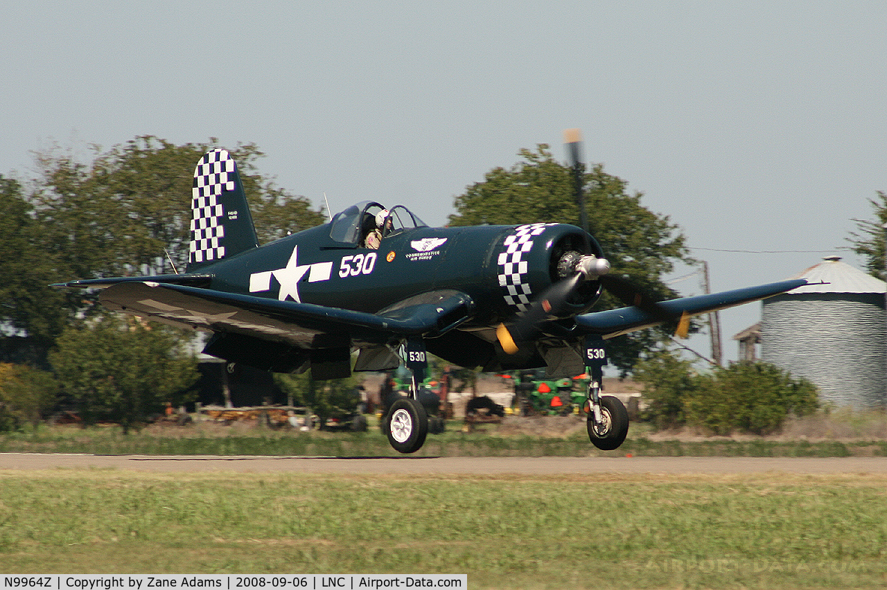 N9964Z, 1943 Goodyear FG-1D Corsair C/N 3729, At the DFW CAF open house 2008 - Warbirds on Parade!