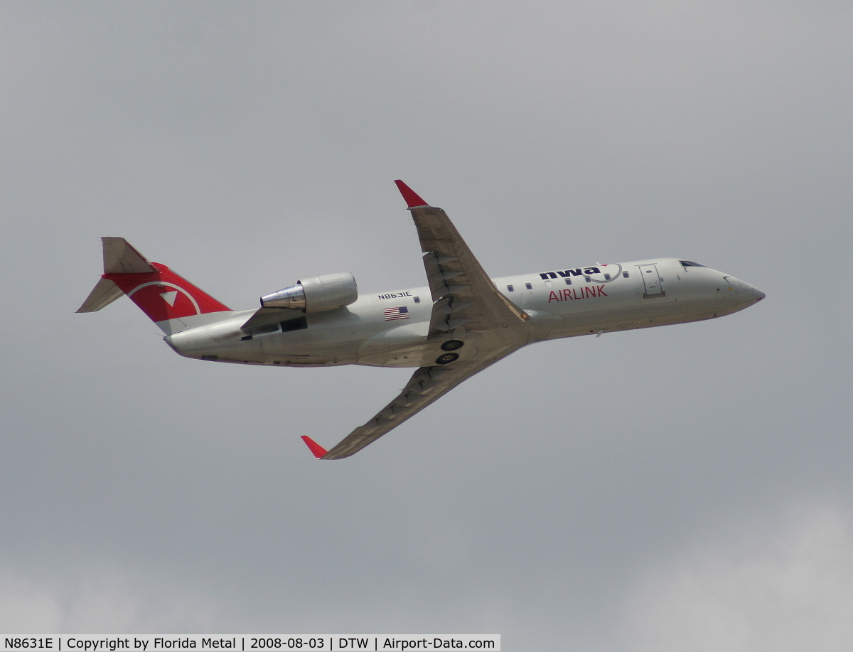 N8631E, 2002 Bombardier CRJ-200LR (CL-600-2B19) C/N 7631, Pinnacle CRJ-200