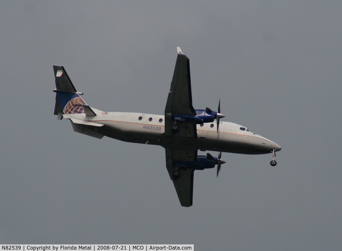 N82539, 1995 Beech 1900D C/N UE-168, Continental Connection B1900