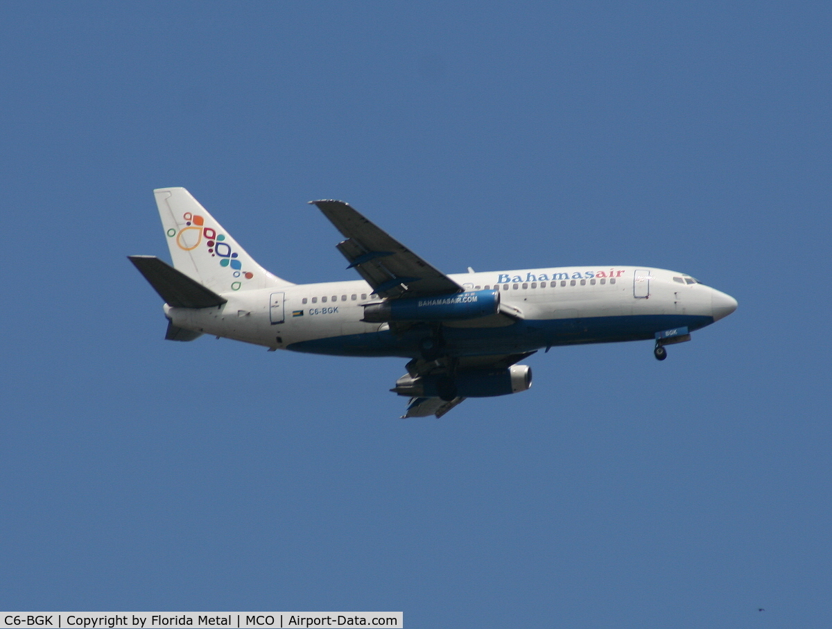 C6-BGK, 1980 Boeing 737-275 C/N 22086, The 3rd of the Bahamas Air flights this day, however this one is the regularly scheduled one