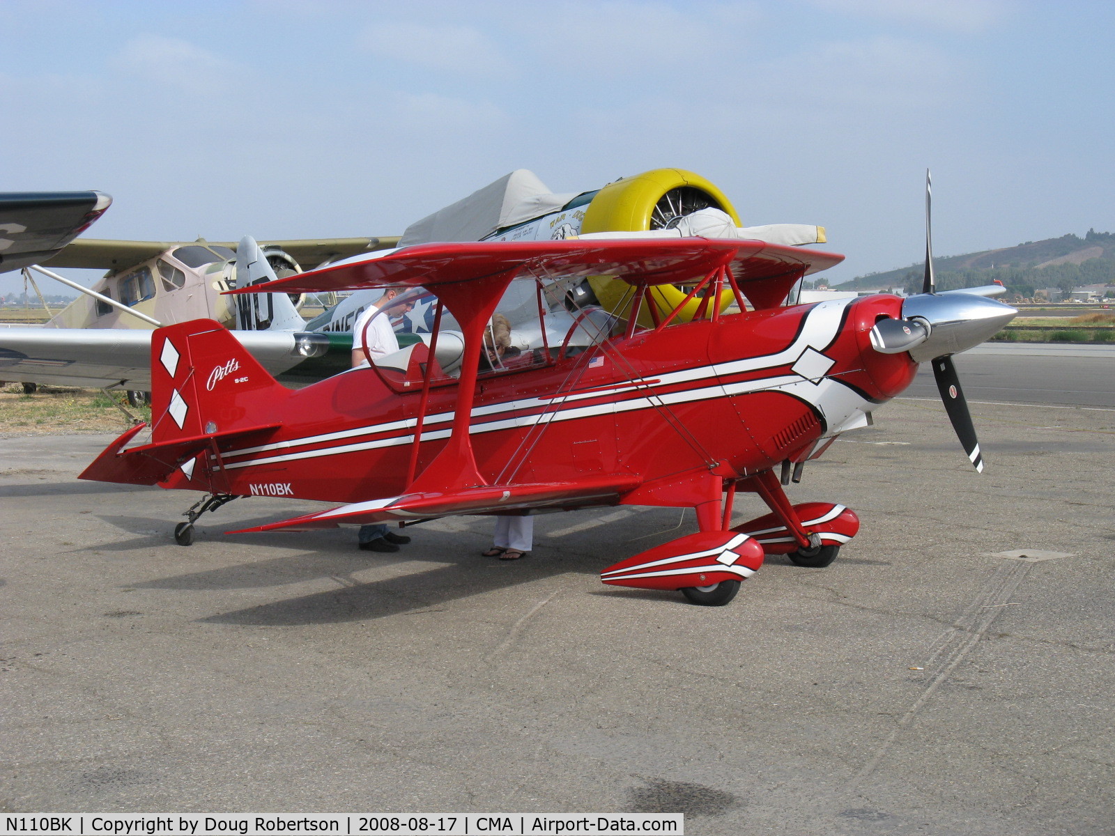 N110BK, 2007 Aviat Pitts S-2C Special C/N 6077, 2007 Aviat PITTS S-2C, Lycoming AEIO-540-D4A5 260 Hp