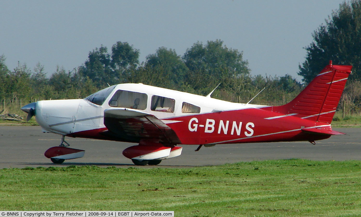 G-BNNS, 1980 Piper PA-28-161 Cherokee Warrior II C/N 28-8116061, Piper Pa-28-161 - A visitor to the 2008 Turweston Vintage and Classic Day