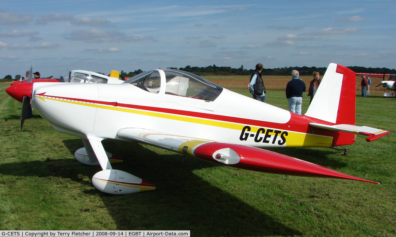 G-CETS, 2003 Vans RV-7 C/N 70529, Vans RV-7 - A visitor to the 2008 Turweston Vintage and Classic Day