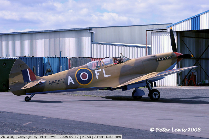 ZK-WDQ, Supermarine 509 Spitfire TR.IX C/N CBAF.5487, Lasbrook Holdings Ltd., Auckland