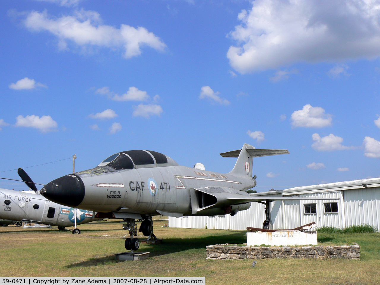 59-0471, McDonnell F-101B Voodoo C/N 795, At the Pate Museum of Transportation near Cresson, TX