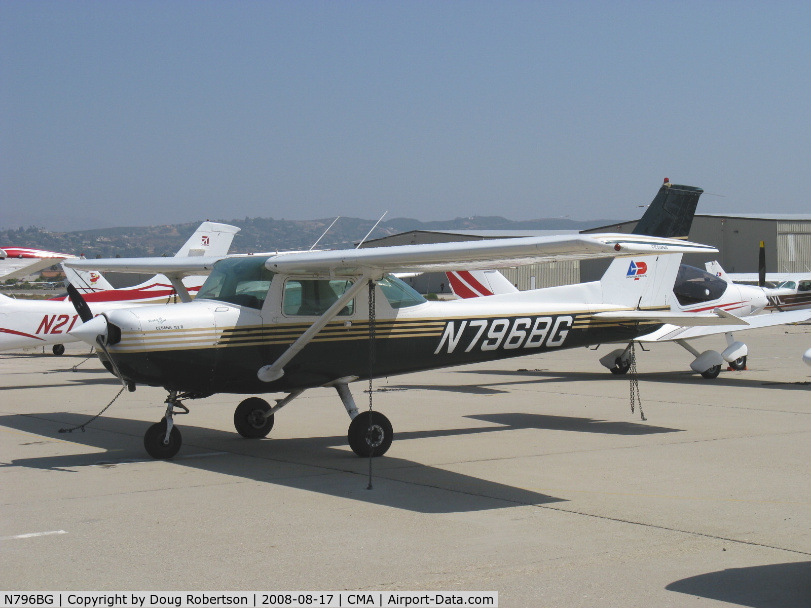 N796BG, Cessna 152 C/N 15280215, Cessna 152 II 'Perky Girl', Lycoming O-235-N2C 112 Hp