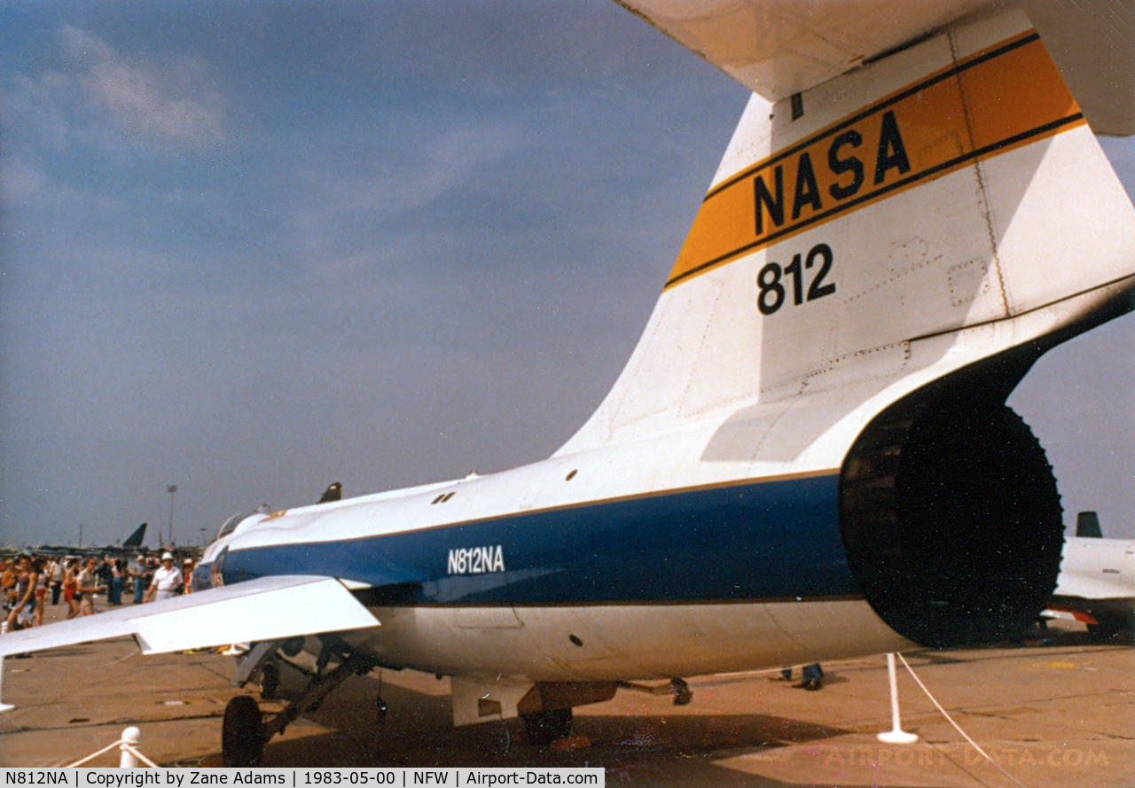 N812NA, Lockheed F-104N C/N 683C4053, NASA F-104 at Carswell AFB Airshow