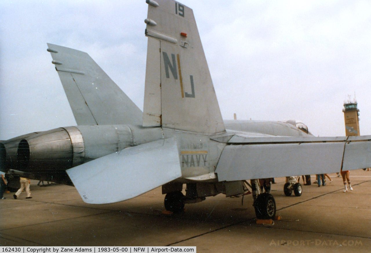 162430, McDonnell Douglas F/A-18A+ Hornet C/N 272/A218, At Carswell AFB Airshow 1983