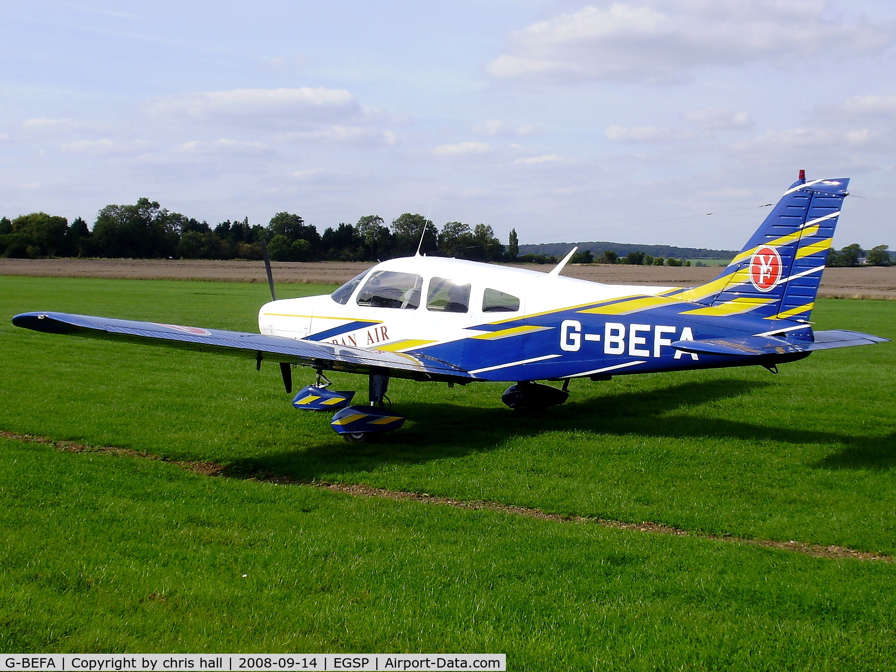 G-BEFA, 1976 Piper PA-28-151 Cherokee Warrior C/N 28-7615416, Previous ID: N6978J