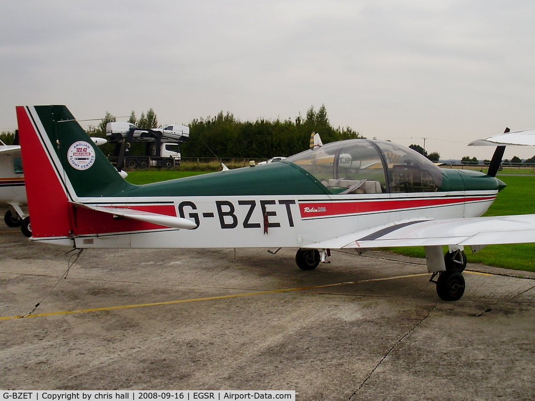 G-BZET, 2000 Robin HR-200-120B C/N 345, Bulldog Aviation Ltd, Previous ID: F-GTZG