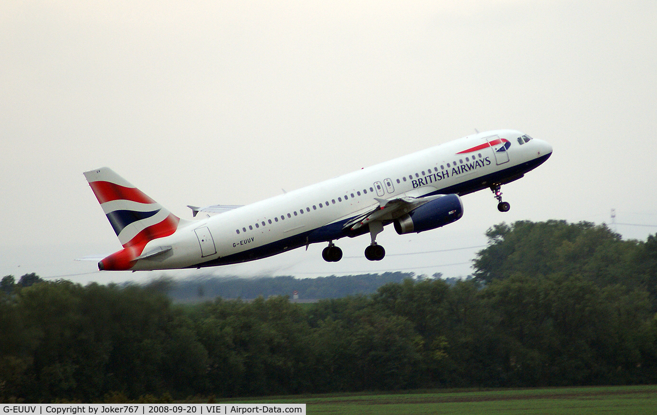 G-EUUV, 2008 Airbus A320-232 C/N 3468, British Airways Airbus A320-232 with a new Airbus today :)