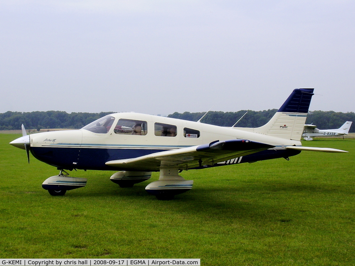 G-KEMI, 1998 Piper PA-28-181 Cherokee Archer III C/N 28-43180, MODERN AIR (UK) LTD, Previous ID: N41493