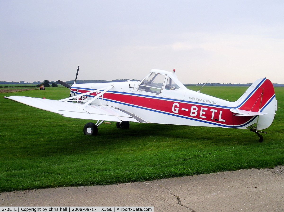 G-BETL, 1976 Piper PA-25-235 Pawnee C/N 25-7656016, Gransden Lodge. Cambridge Gliding Club Ltd, Previous ID: N54874