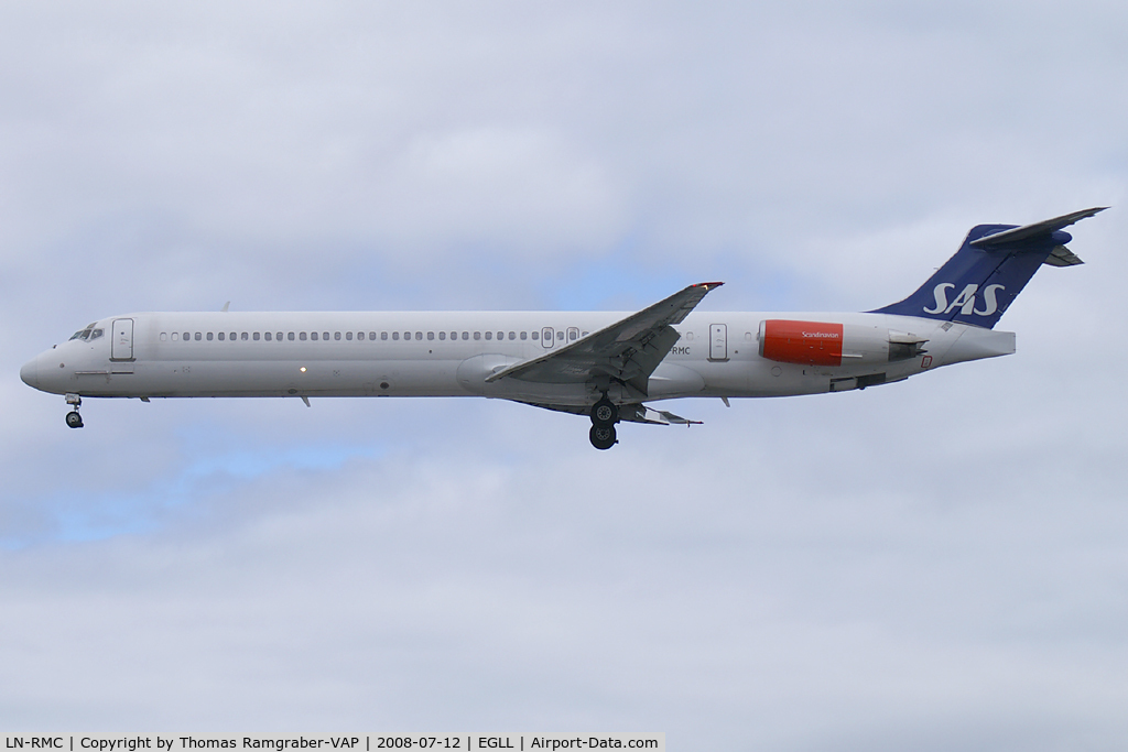 LN-RMC, 1989 McDonnell Douglas MD-82 (DC-9-82) C/N 49909, Scandinavian Airlines - SAS MDD MD80