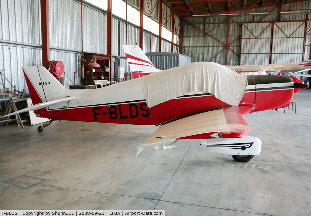 F-BLDS, SAN Jodel D-150 Mascaret C/N 23, Parked inside Airclub's hangar...