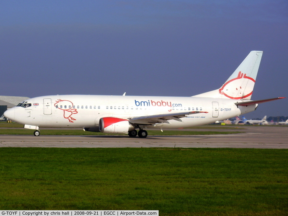 G-TOYF, 1997 Boeing 737-36N C/N 28557, BMI Baby