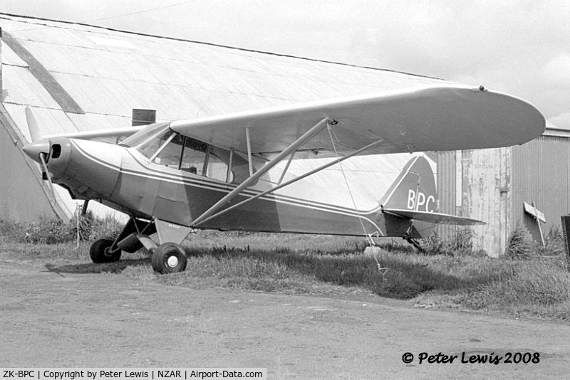ZK-BPC, Piper PA-18 Super Cub C/N 1809008, Jim Boyd Motors Ltd., Auckland - 1982