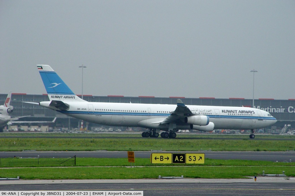9K-ANA, 1995 Airbus A340-313 C/N 089, A340-313