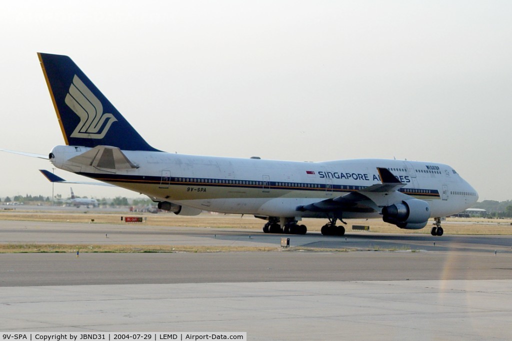 9V-SPA, Boeing 747-412 C/N 26550, Boeing 747-412