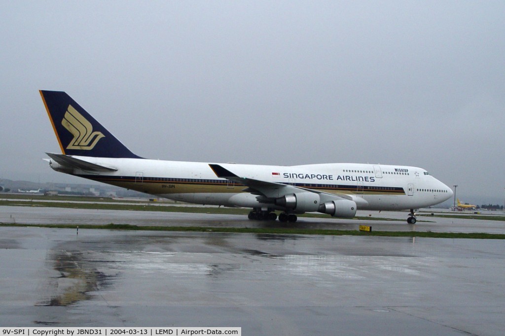 9V-SPI, 1996 Boeing 747-412 C/N 28022, Boeing 747-412