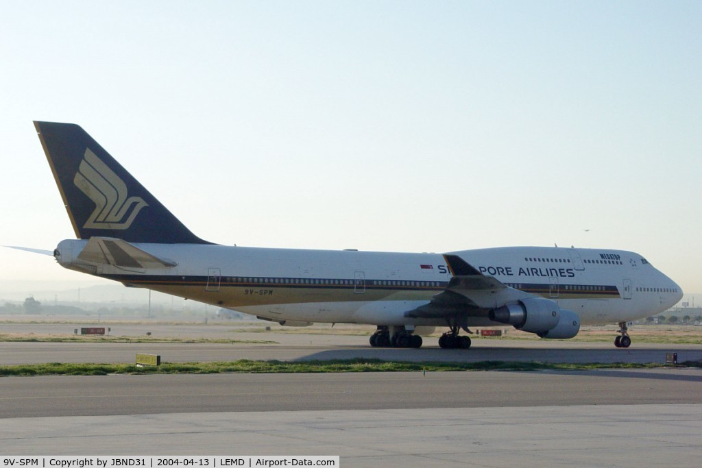 9V-SPM, 2000 Boeing 747-412 C/N 29950, Boeing 747-412