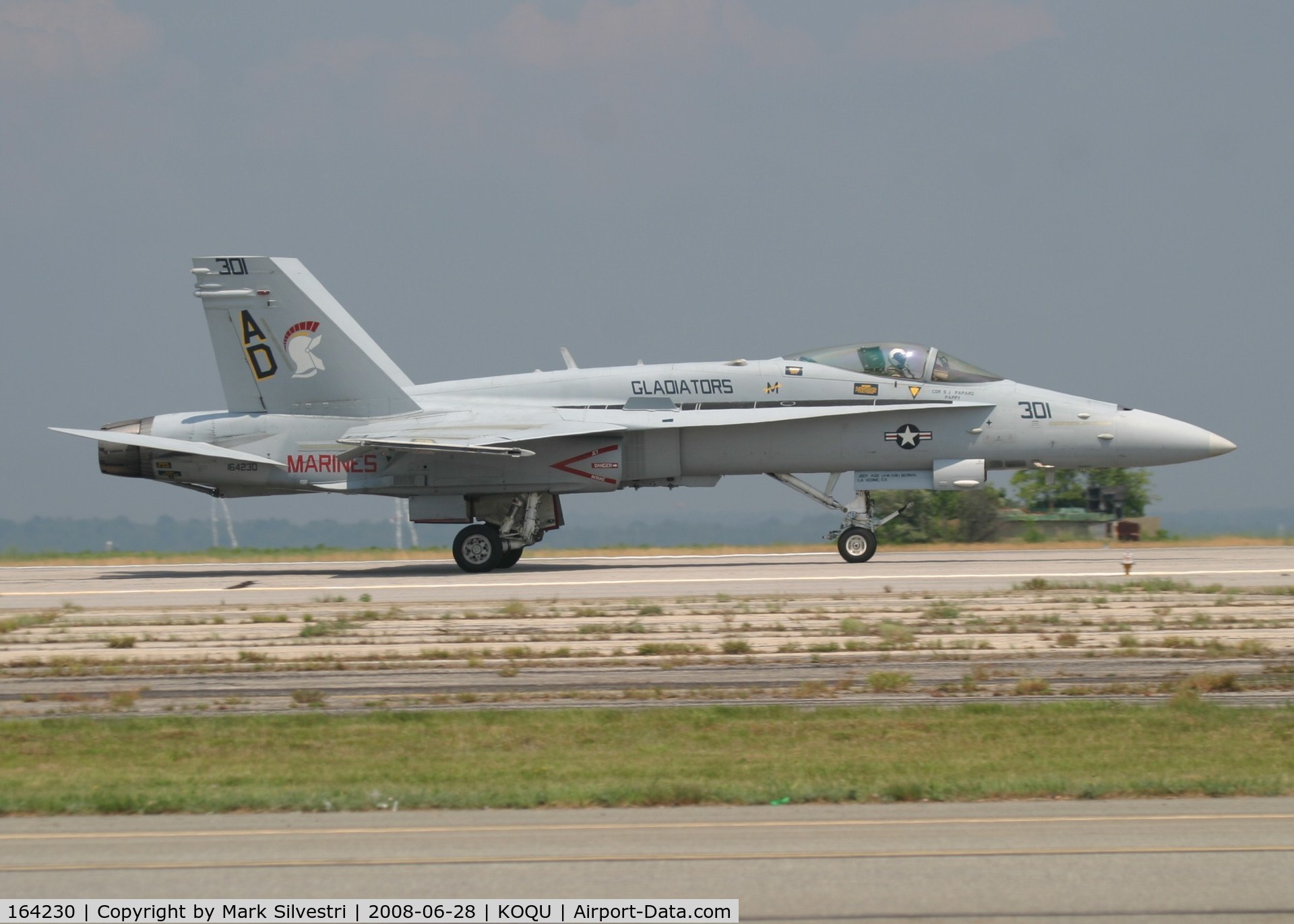 164230, 1991 McDonnell Douglas F/A-18C Hornet C/N 0993/C217, Quonset Point, RI 2008