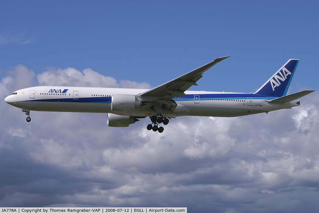 JA778A, 2007 Boeing 777-381/ER C/N 32651, All Nippon Airways - ANA Boeing 777-300