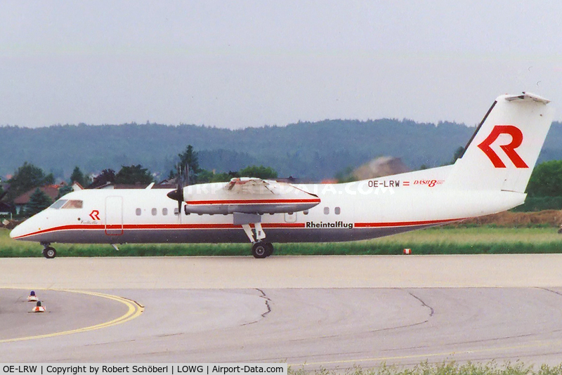 OE-LRW, De Havilland Canada DHC-8-311 Dash 8 C/N 307, Departure to Altenrhein ACH/LSZR