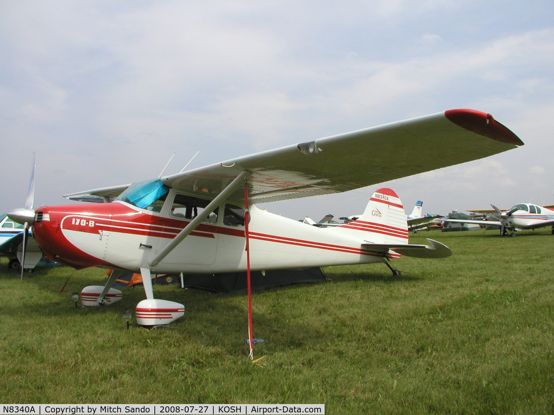 N8340A, 1952 Cessna 170B C/N 25192, EAA AirVenture 2008.