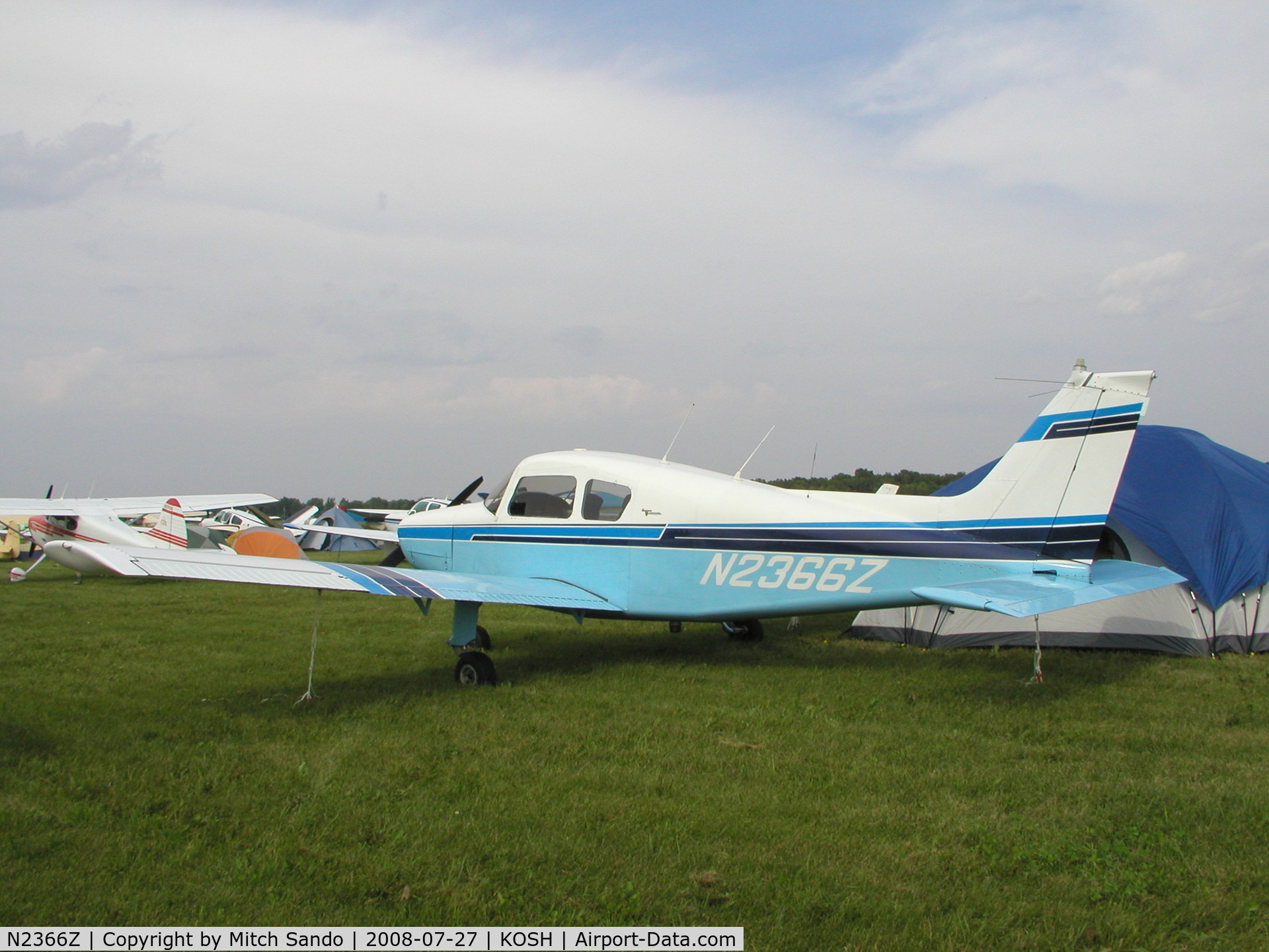 N2366Z, 1962 Beech 23 C/N M-87, EAA AirVenture 2008.