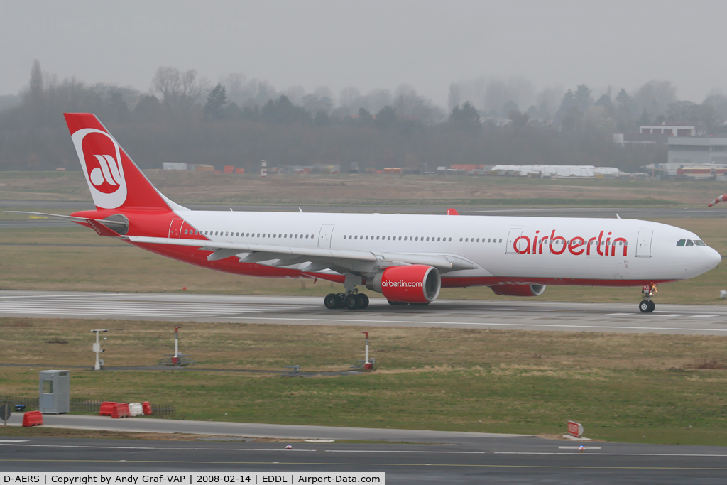 D-AERS, 1997 Airbus A330-322 C/N 171, Air Berlin A330-300